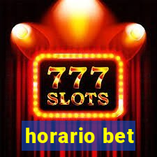 horario bet